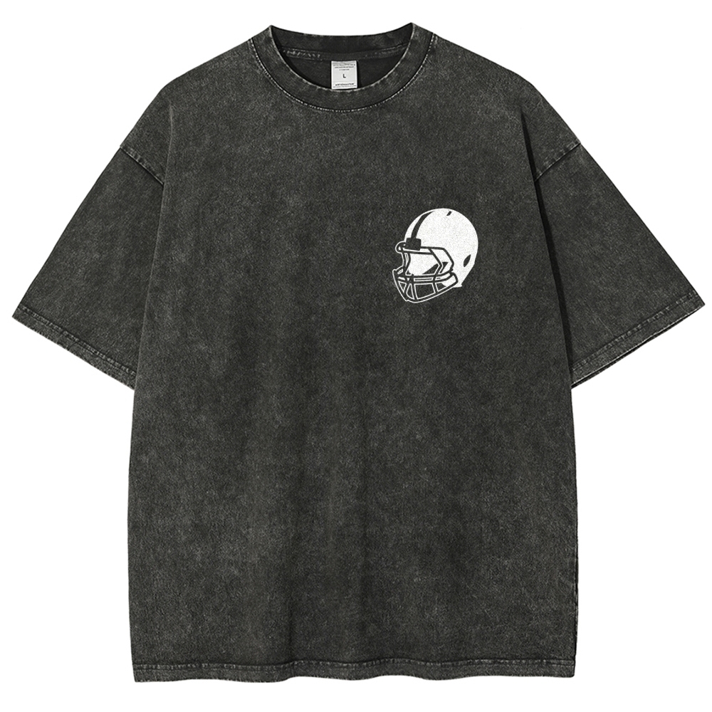 Football Unisex Fit Washed T-Shirt