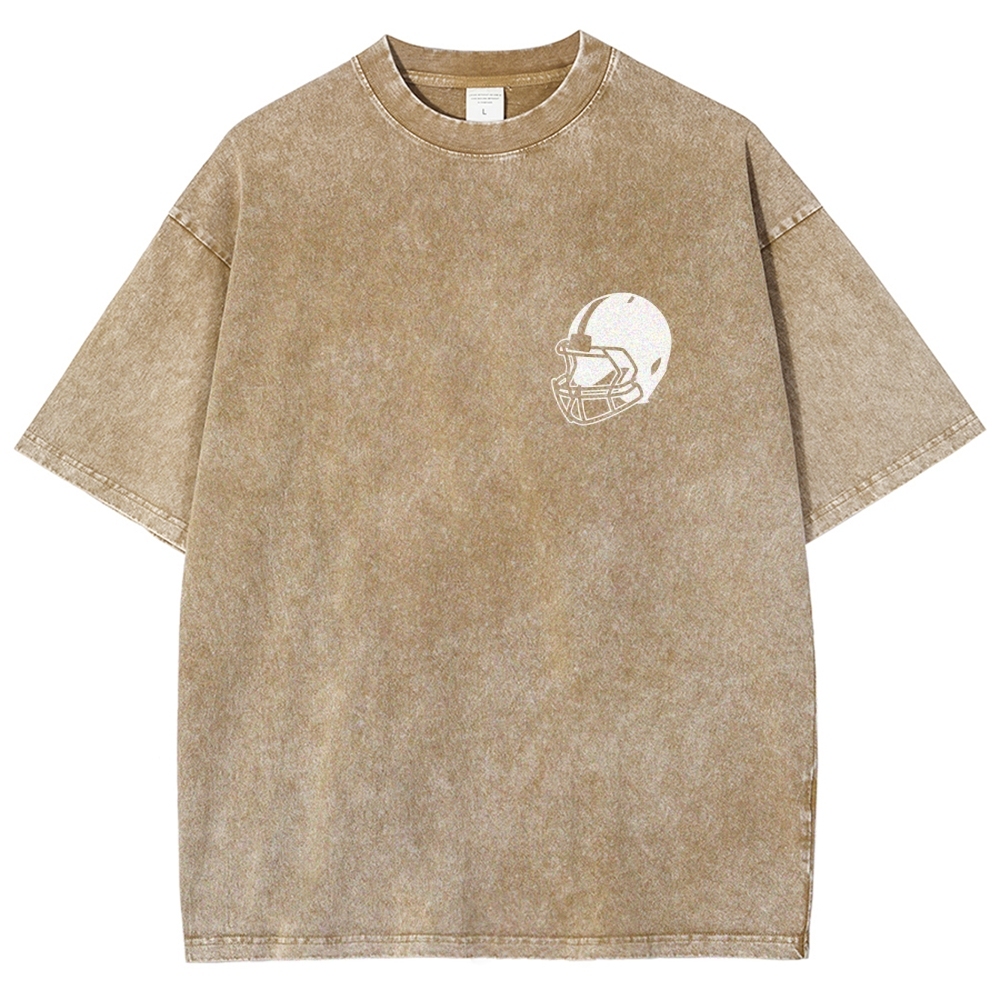 Football Unisex Fit Washed T-Shirt