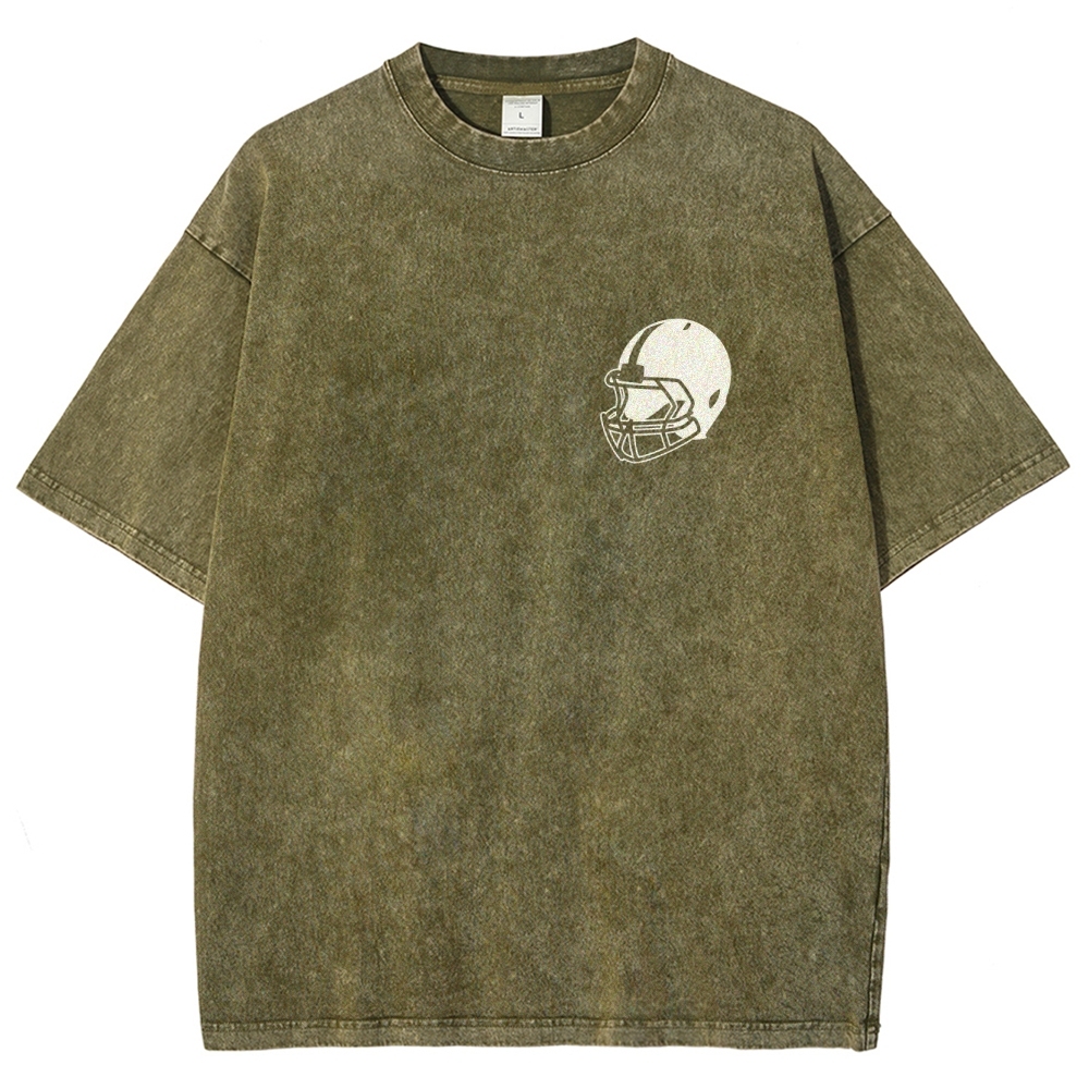 Football Unisex Fit Washed T-Shirt
