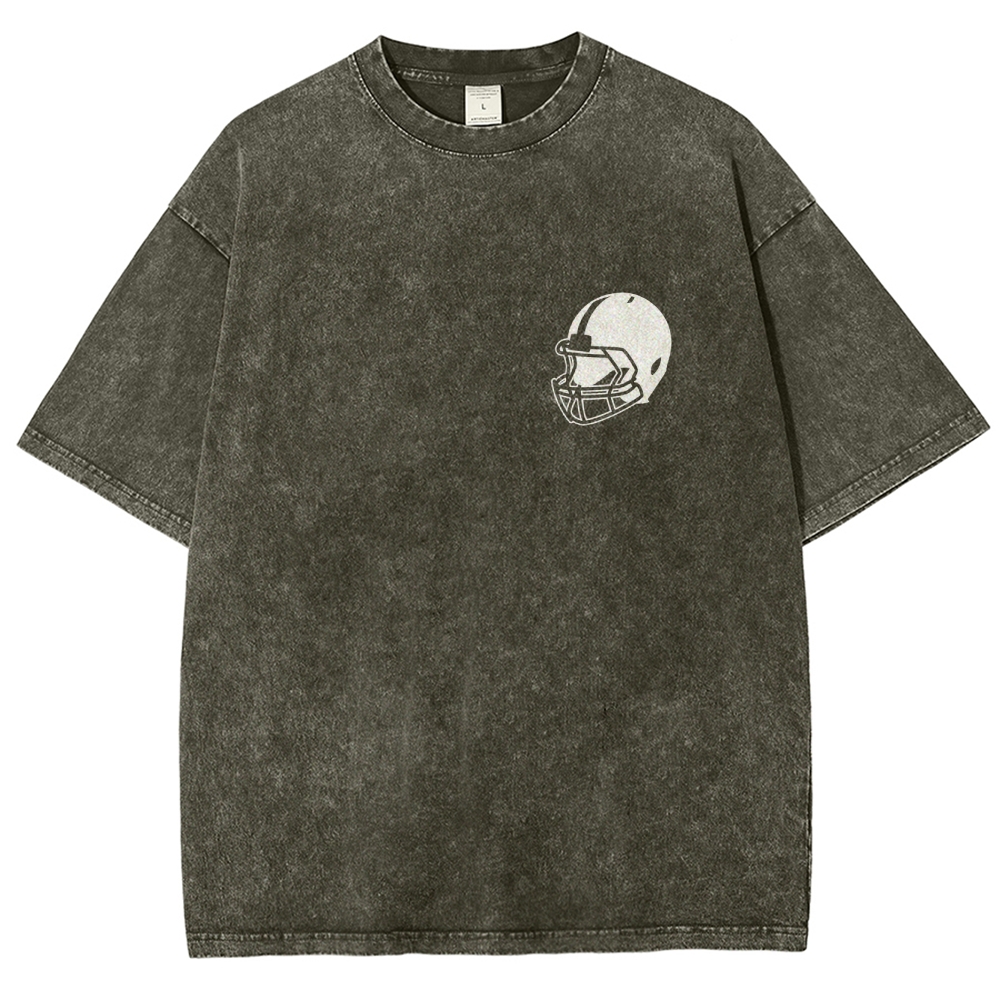 Football Unisex Fit Washed T-Shirt