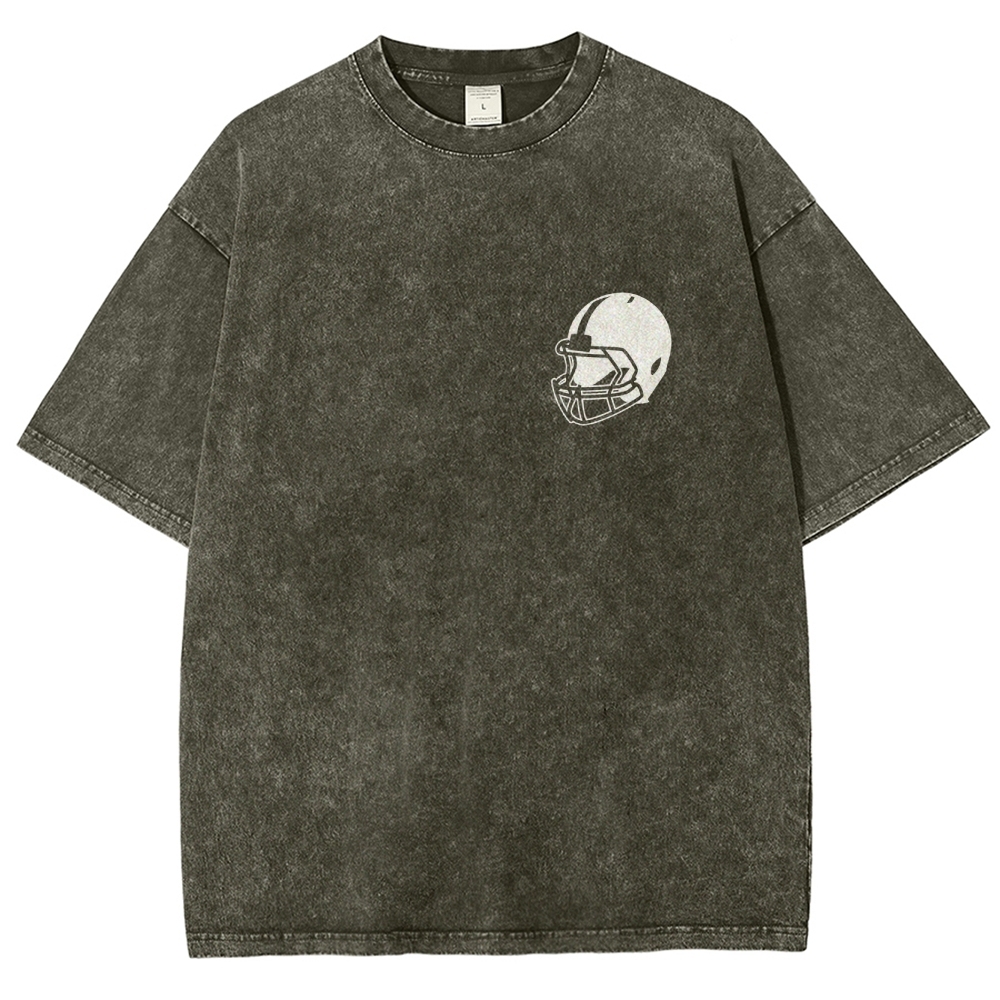 Football Unisex Fit Washed T-Shirt