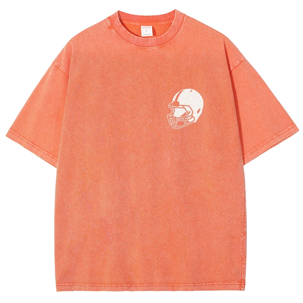 Football Unisex Fit Washed T-Shirt