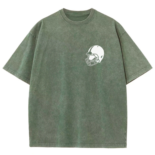 Football Unisex Fit Washed T-Shirt