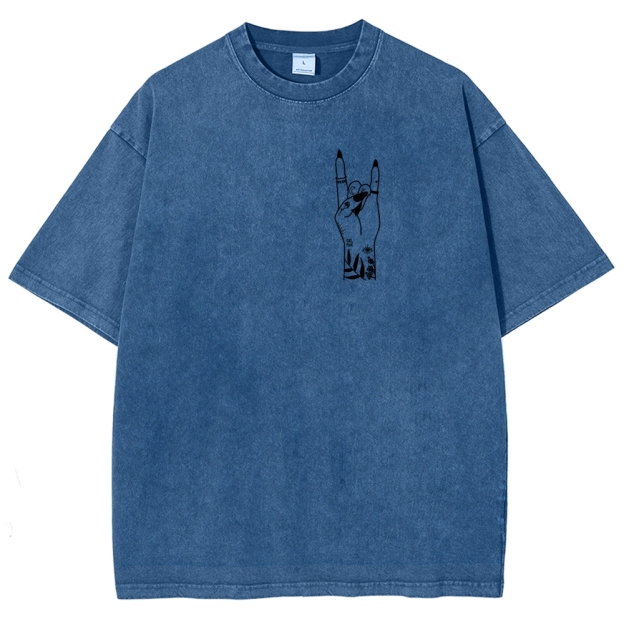 Nail Tech Unisex Fit Washed T-Shirt Customscool