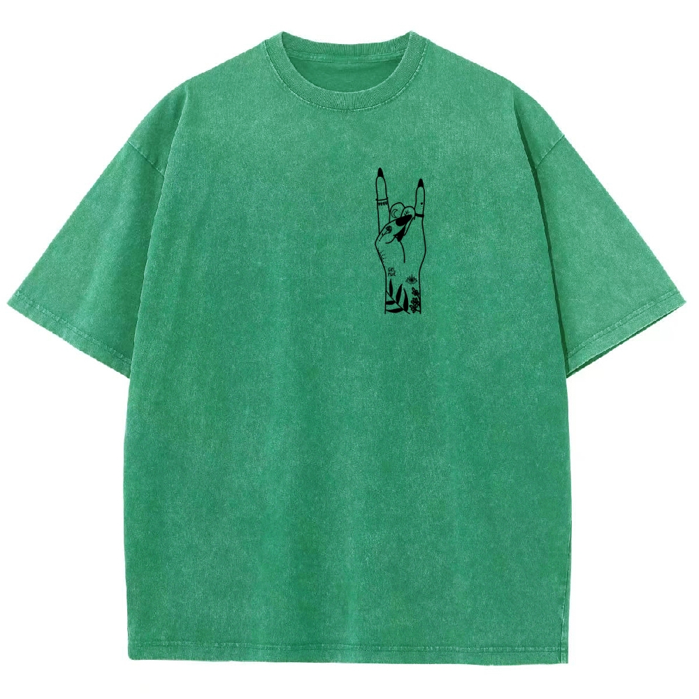 Nail Tech Unisex Fit Washed T-Shirt Customscool