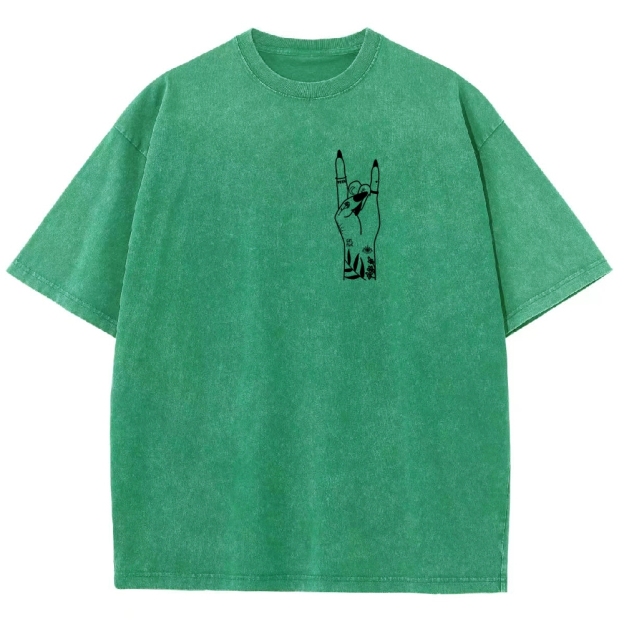 Nail Tech Unisex Fit Washed T-Shirt Customscool