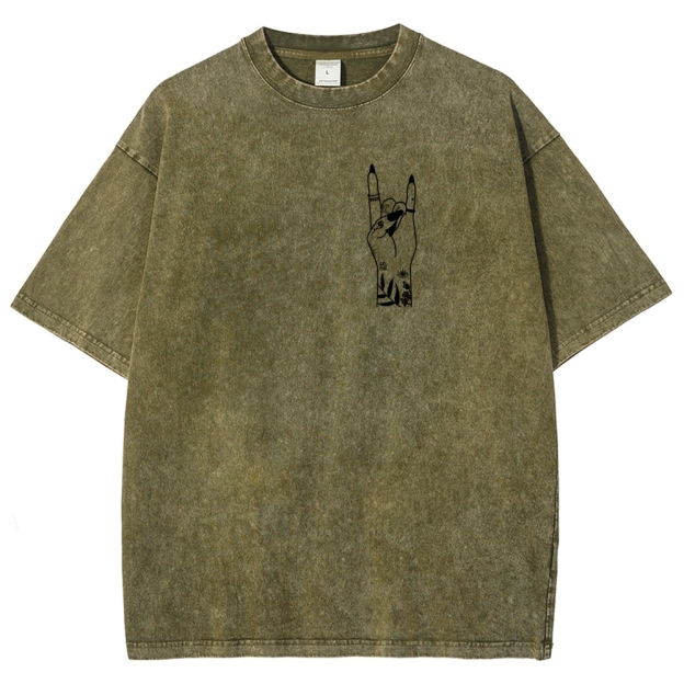 Nail Tech Unisex Fit Washed T-Shirt Customscool