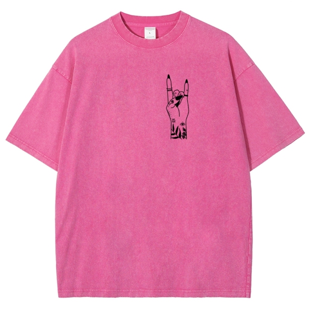 Nail Tech Unisex Fit Washed T-Shirt Customscool