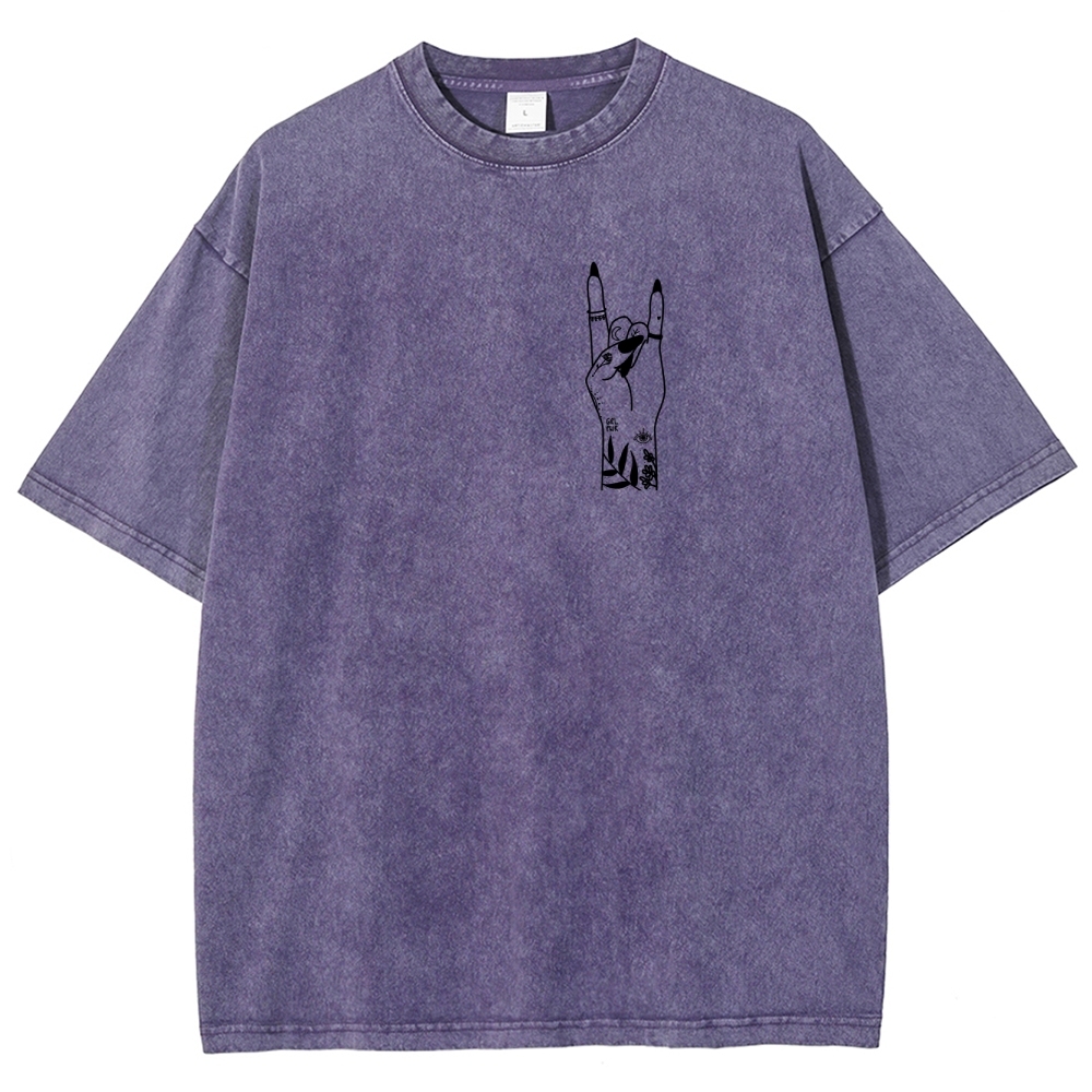 Nail Tech Unisex Fit Washed T-Shirt Customscool