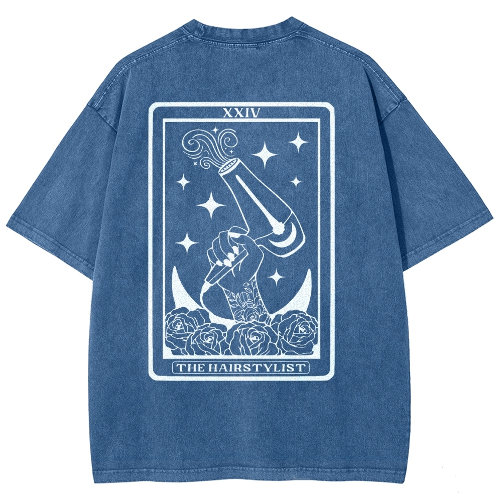 Hairstylist Unisex Fit Washed T-Shirt Customscool