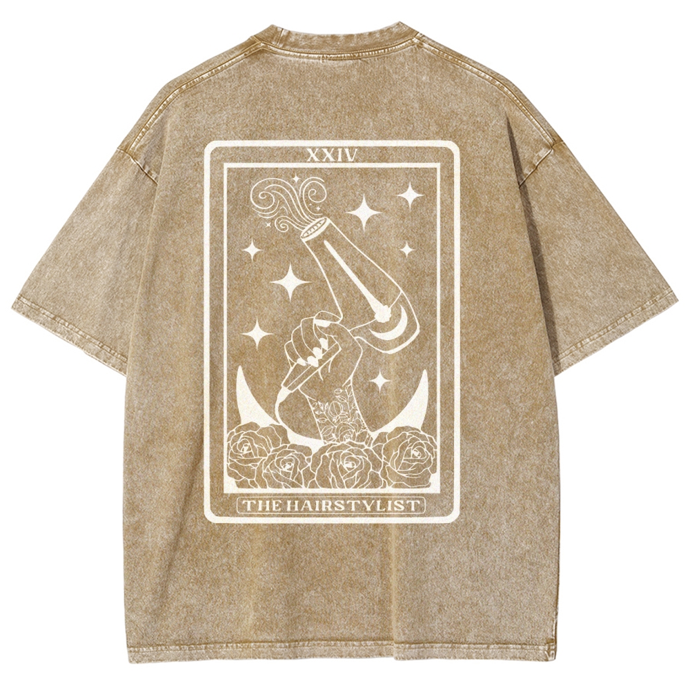 Hairstylist Unisex Fit Washed T-Shirt Customscool