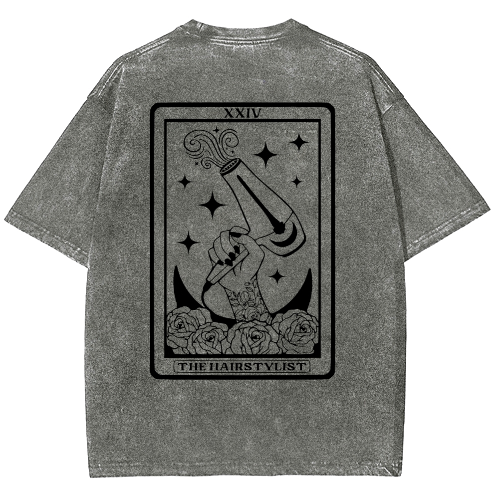 Hairstylist Unisex Fit Washed T-Shirt Customscool