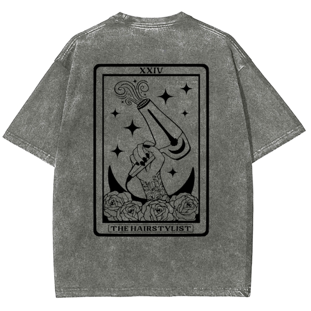 Hairstylist Unisex Fit Washed T-Shirt Customscool