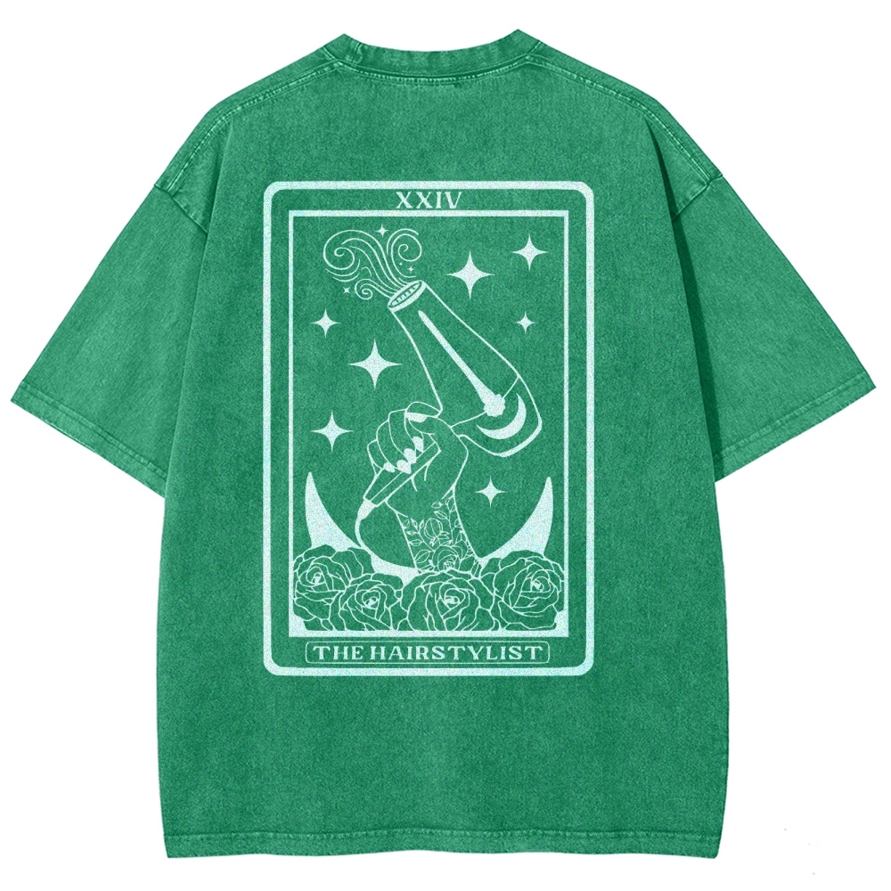 Hairstylist Unisex Fit Washed T-Shirt Customscool
