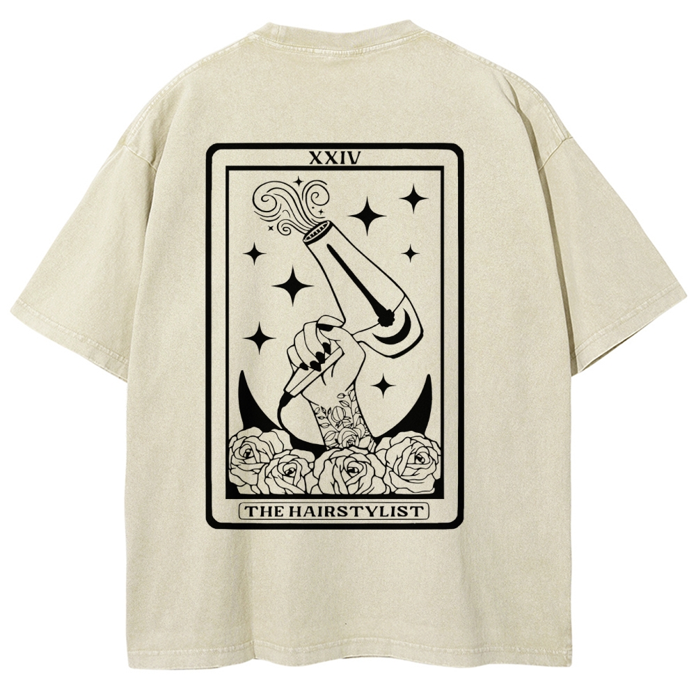 Hairstylist Unisex Fit Washed T-Shirt Customscool