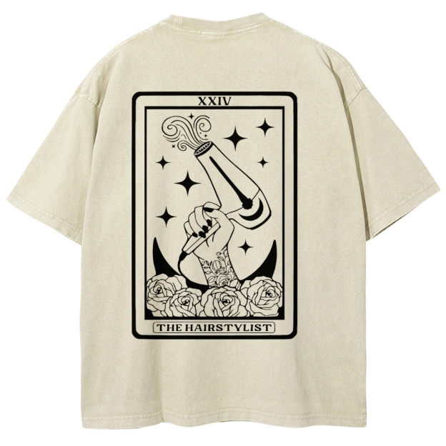 Hairstylist Unisex Fit Washed T-Shirt Customscool