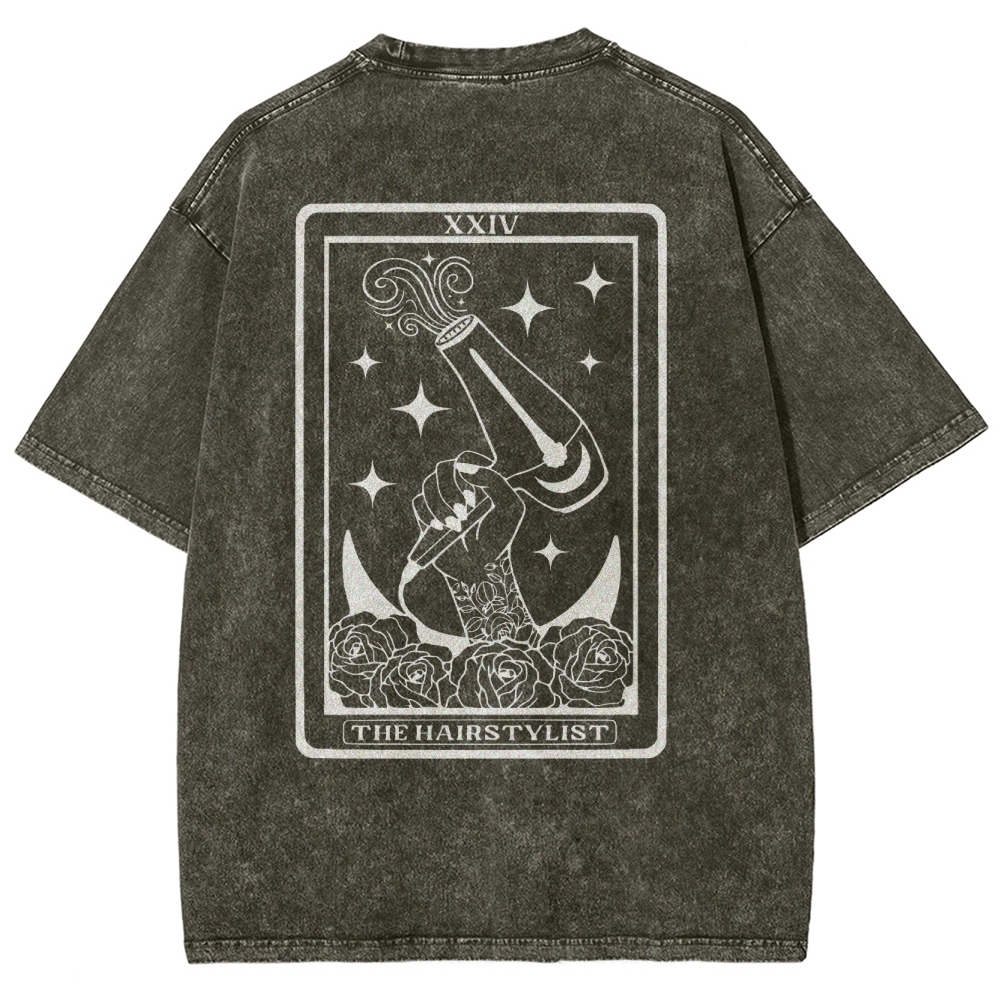 Hairstylist Unisex Fit Washed T-Shirt Customscool
