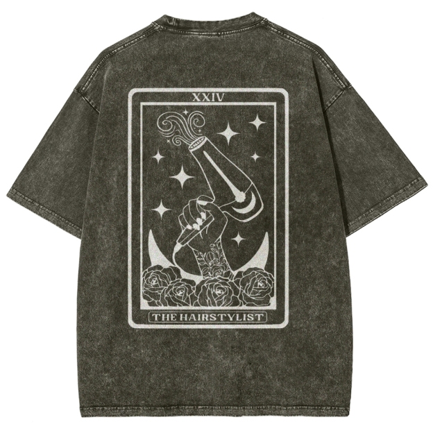 Hairstylist Unisex Fit Washed T-Shirt Customscool