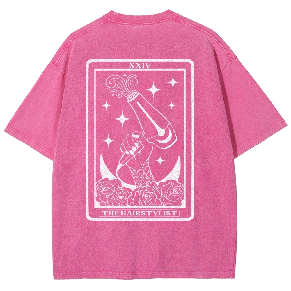 Hairstylist Unisex Fit Washed T-Shirt Customscool