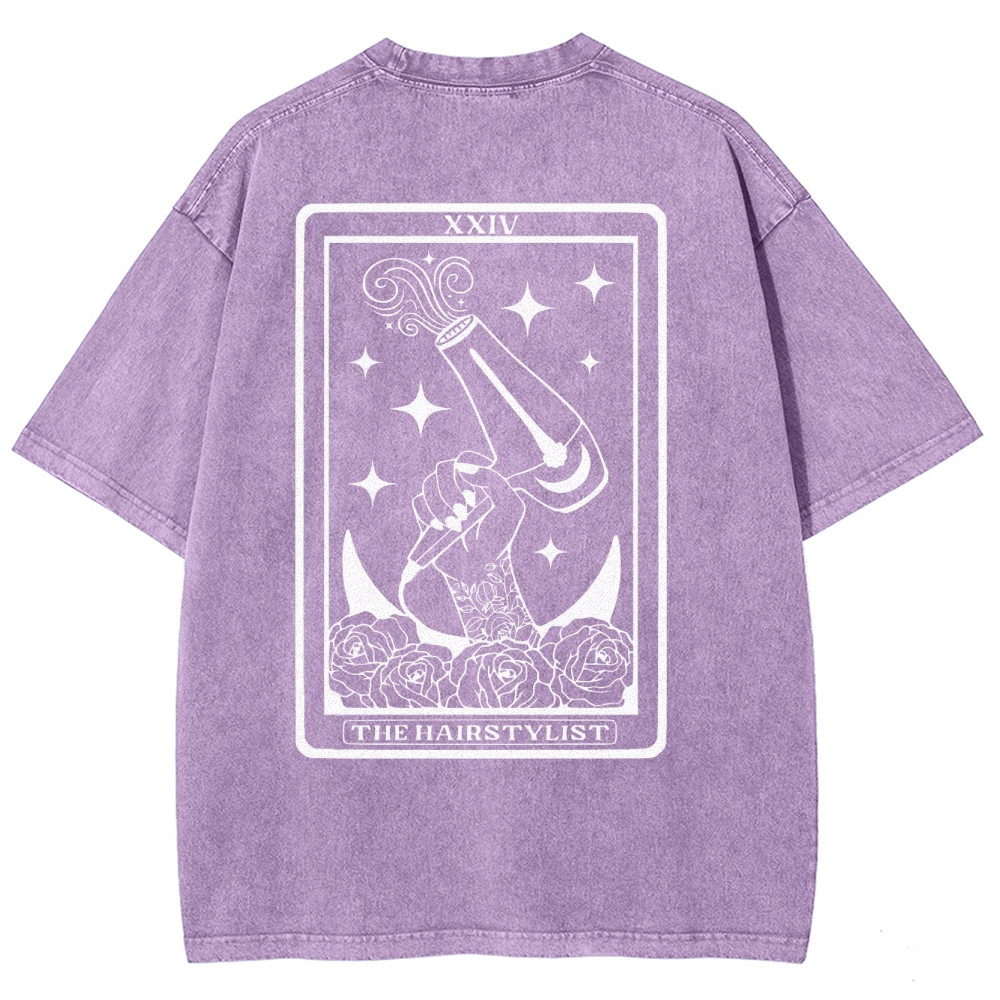Hairstylist Unisex Fit Washed T-Shirt Customscool