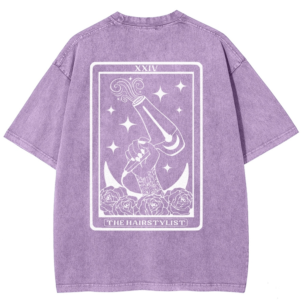 Hairstylist Unisex Fit Washed T-Shirt Customscool