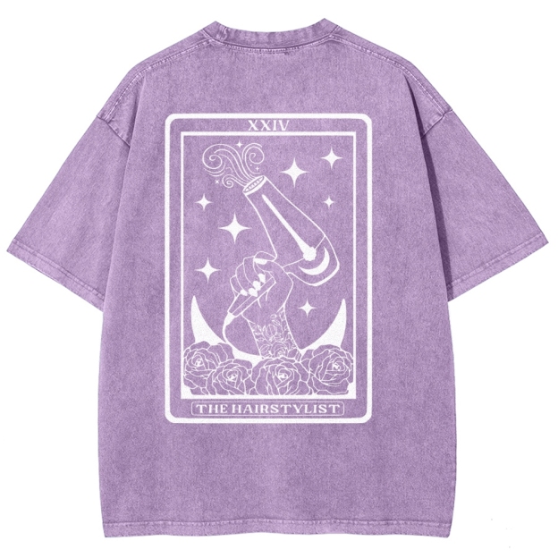 Hairstylist Unisex Fit Washed T-Shirt Customscool