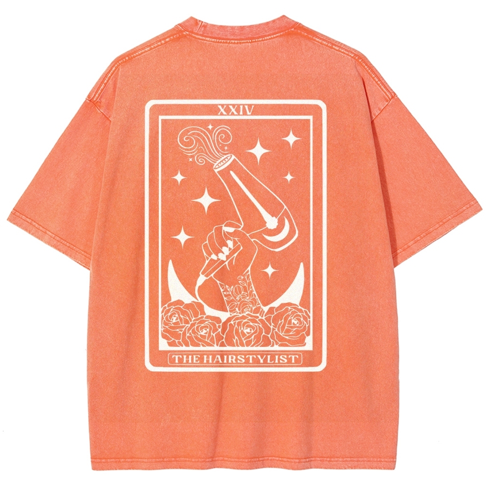 Hairstylist Unisex Fit Washed T-Shirt Customscool