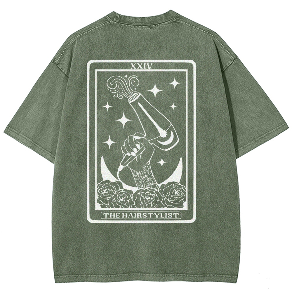 Hairstylist Unisex Fit Washed T-Shirt Customscool