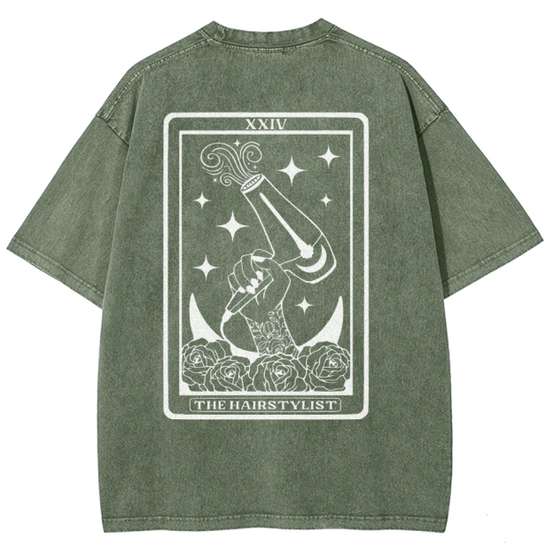 Hairstylist Unisex Fit Washed T-Shirt Customscool