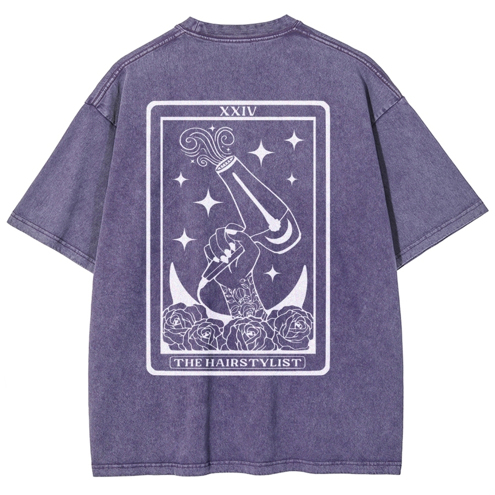 Hairstylist Unisex Fit Washed T-Shirt Customscool