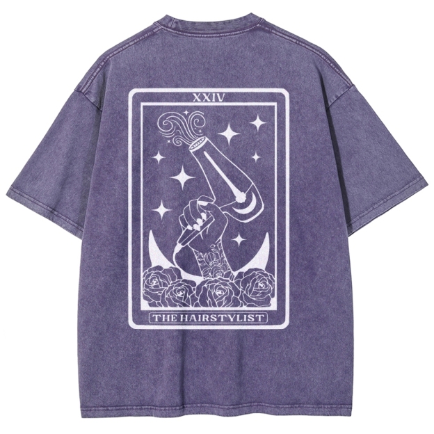 Hairstylist Unisex Fit Washed T-Shirt Customscool