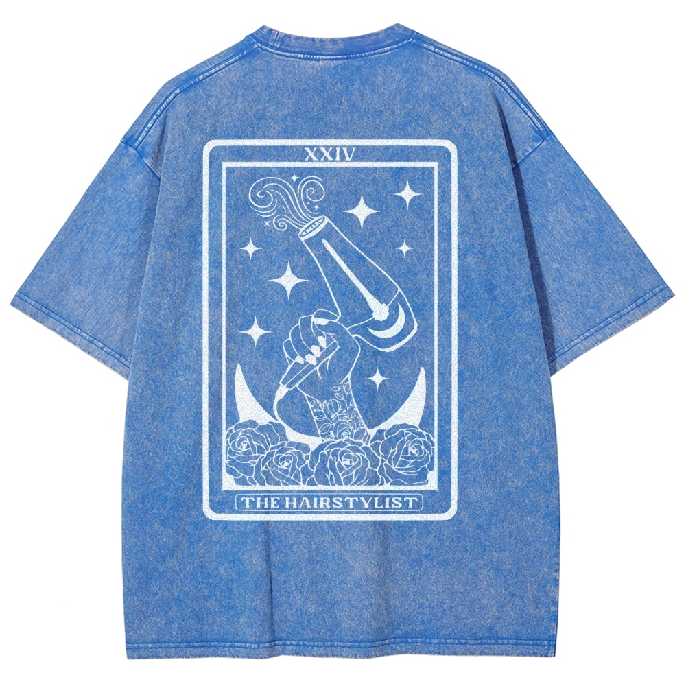 Hairstylist Unisex Fit Washed T-Shirt Customscool