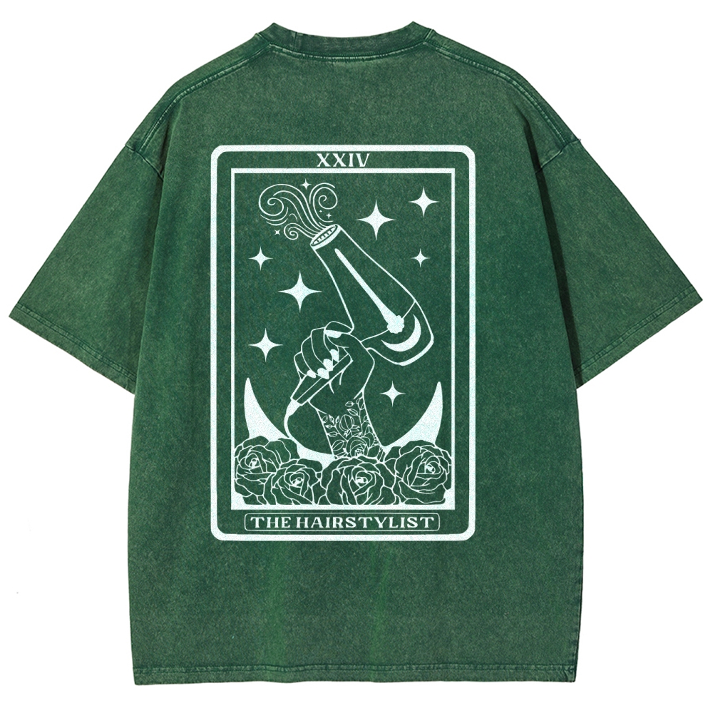 Hairstylist Unisex Fit Washed T-Shirt Customscool