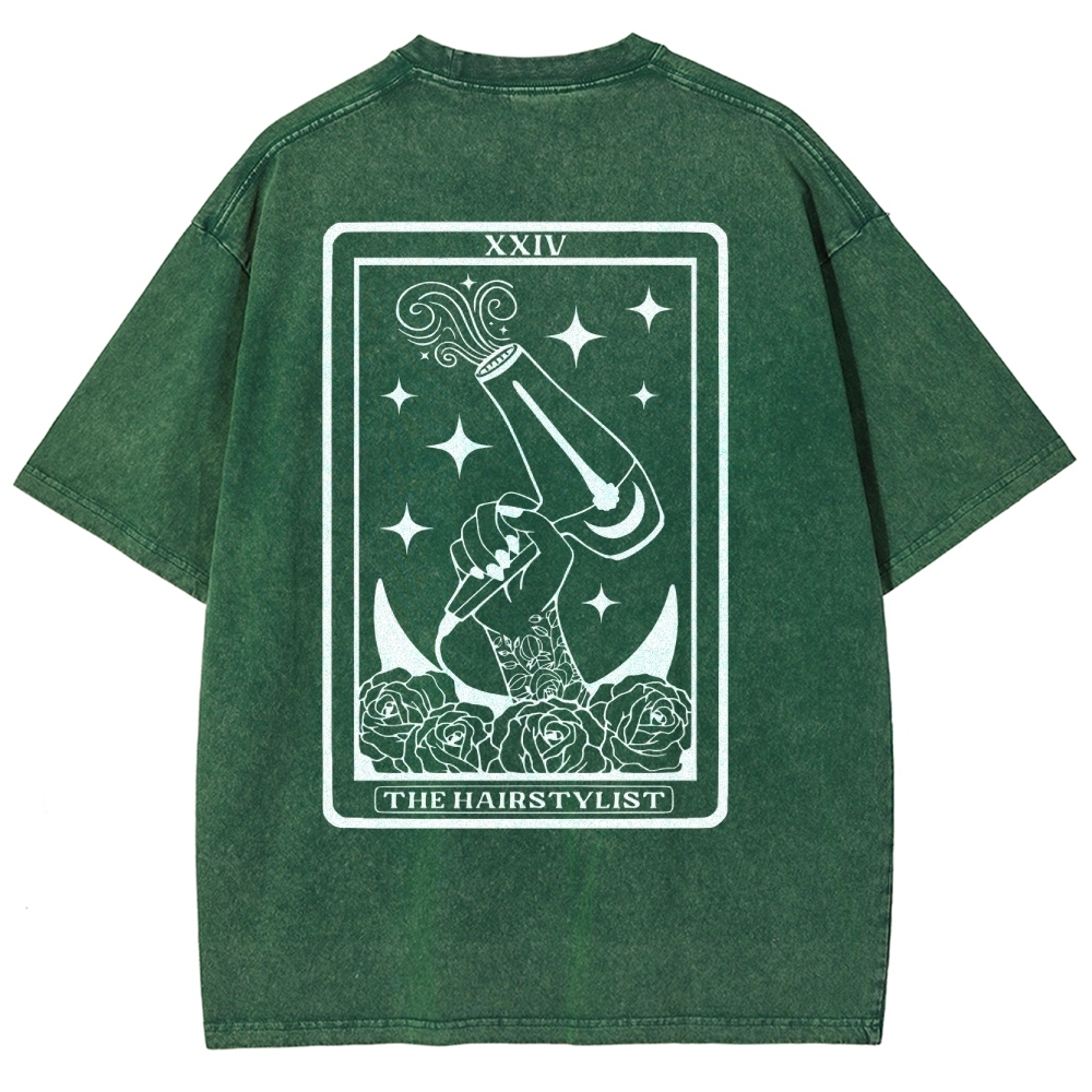 Hairstylist Unisex Fit Washed T-Shirt Customscool