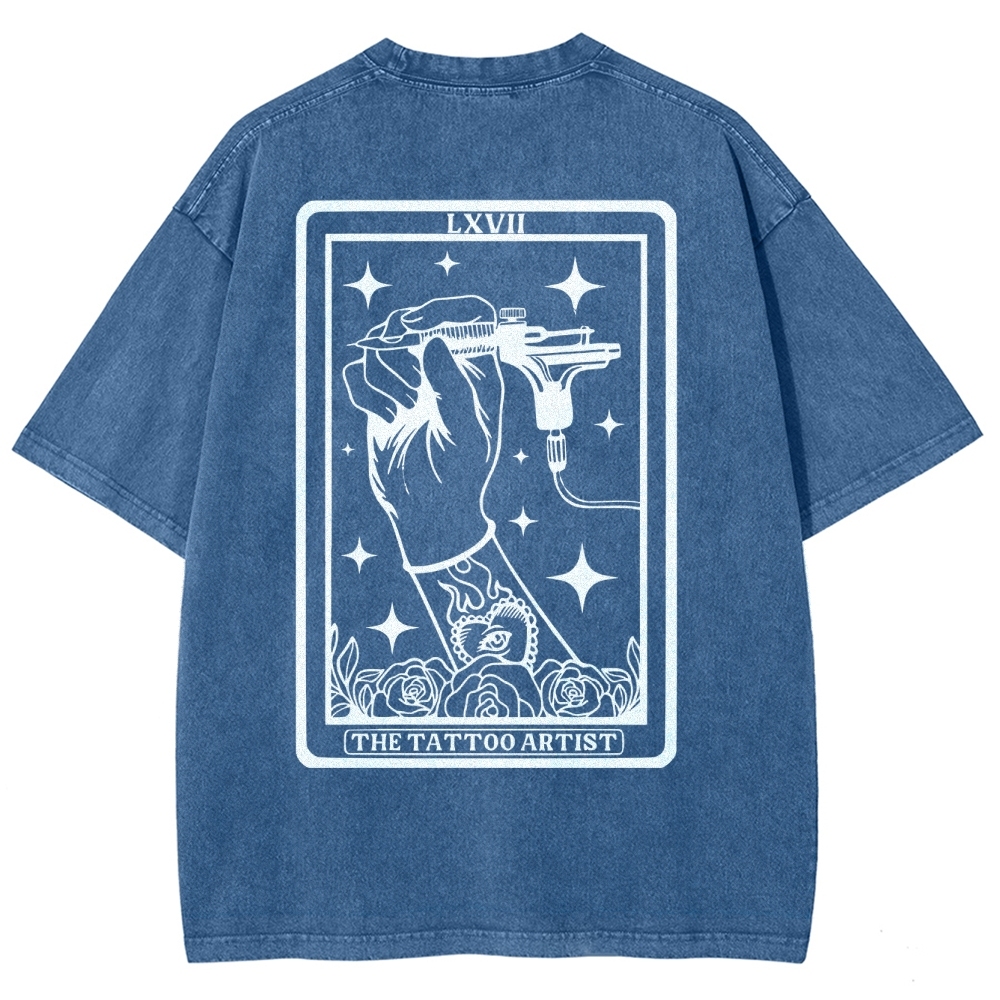 Tattoo Artist Unisex Fit Washed T-Shirt Customscool
