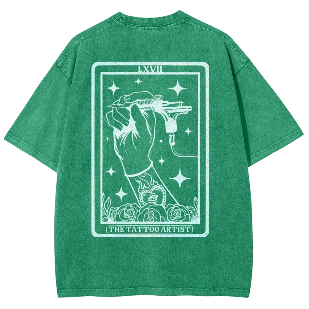 Tattoo Artist Unisex Fit Washed T-Shirt Customscool