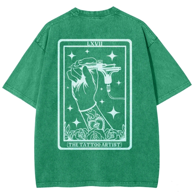 Tattoo Artist Unisex Fit Washed T-Shirt Customscool
