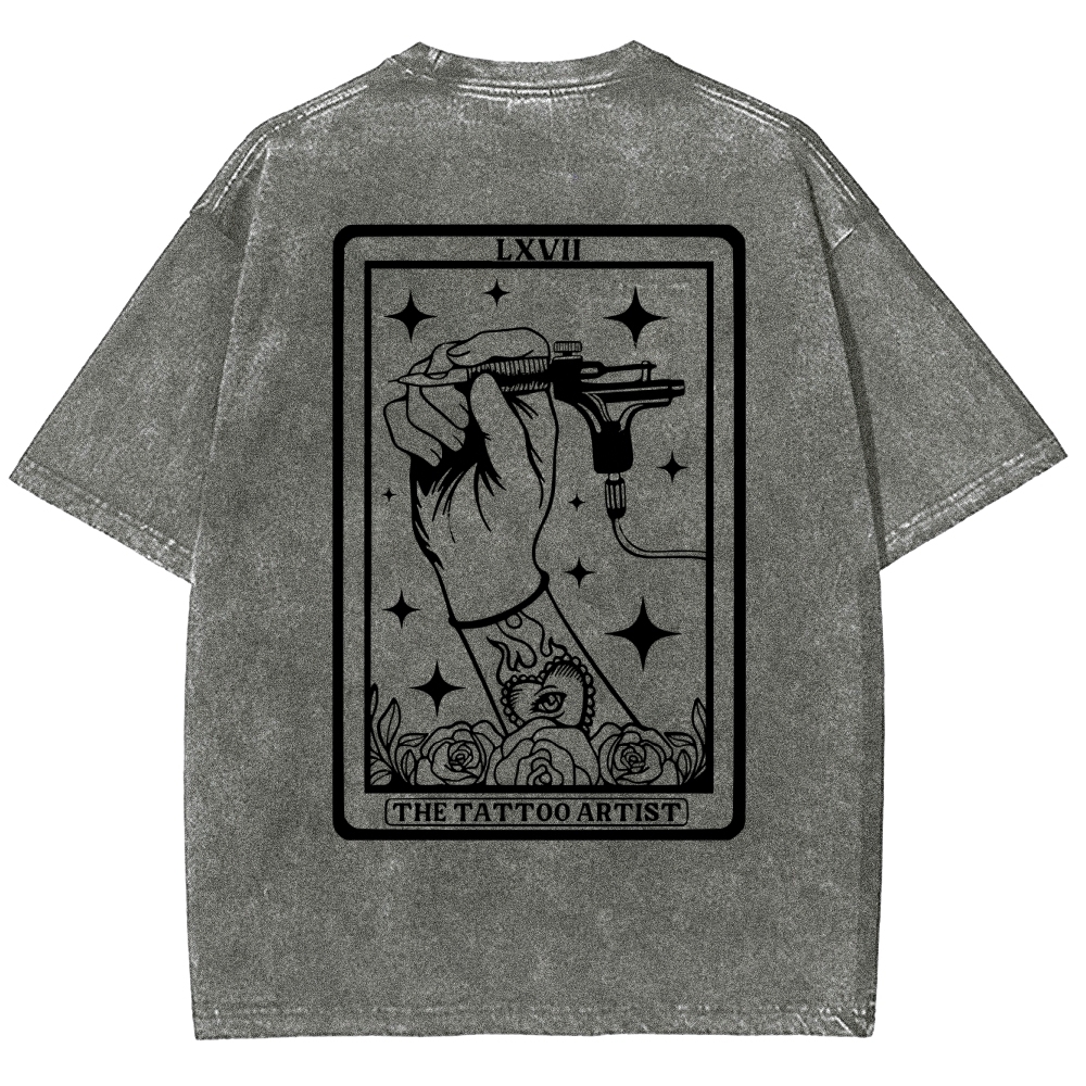 Tattoo Artist Unisex Fit Washed T-Shirt Customscool