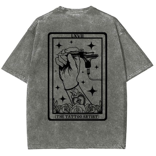 Tattoo Artist Unisex Fit Washed T-Shirt Customscool