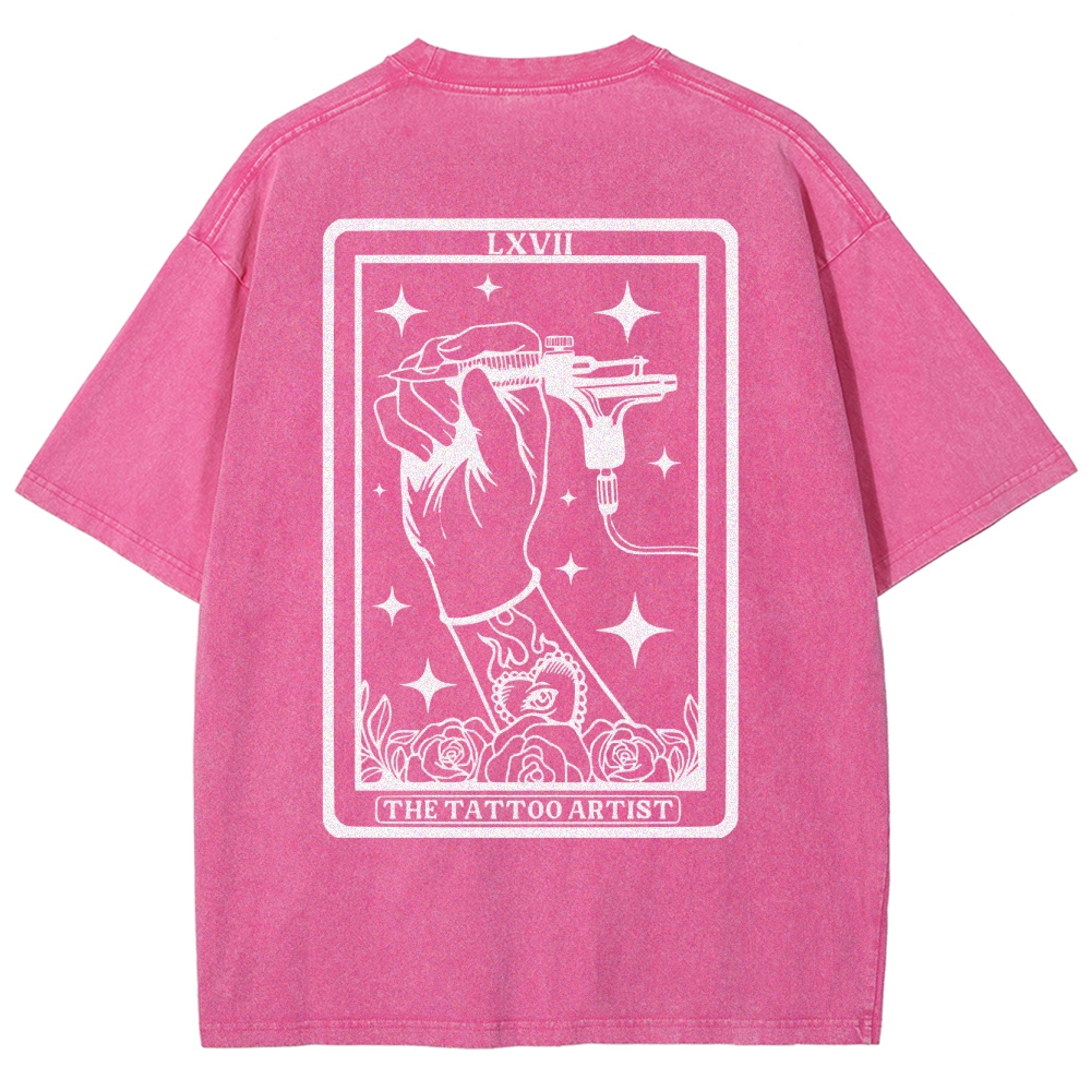 Tattoo Artist Unisex Fit Washed T-Shirt Customscool