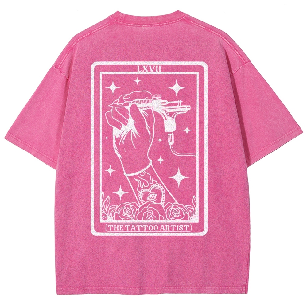 Tattoo Artist Unisex Fit Washed T-Shirt Customscool