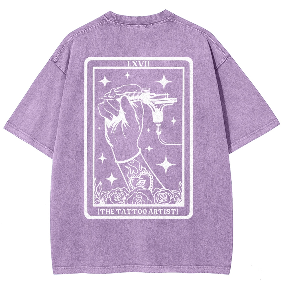 Tattoo Artist Unisex Fit Washed T-Shirt Customscool