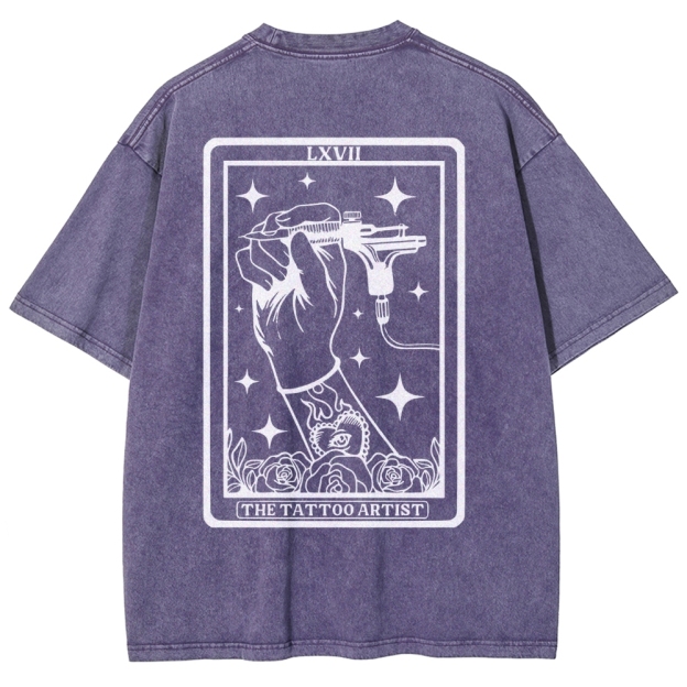 Tattoo Artist Unisex Fit Washed T-Shirt Customscool