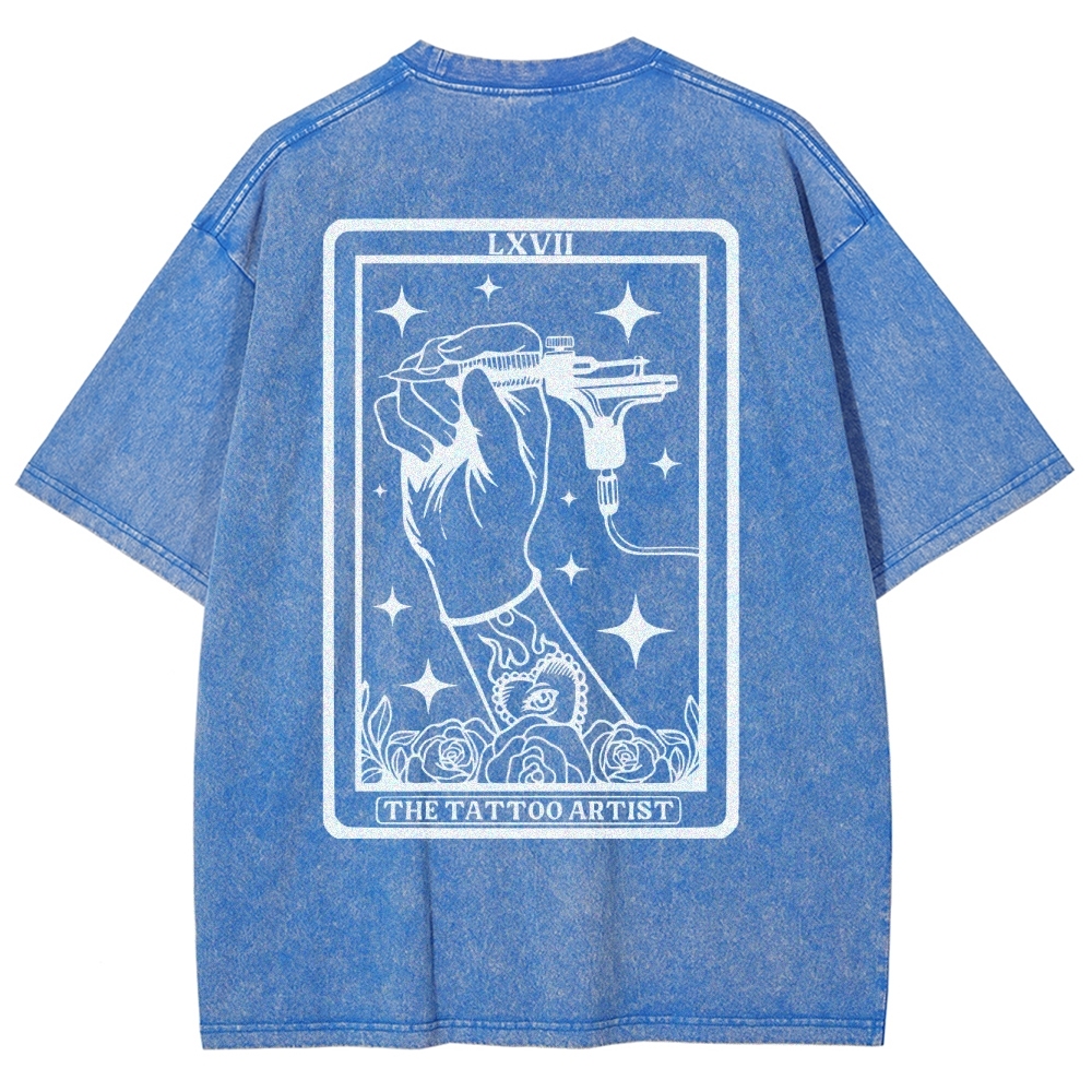 Tattoo Artist Unisex Fit Washed T-Shirt Customscool