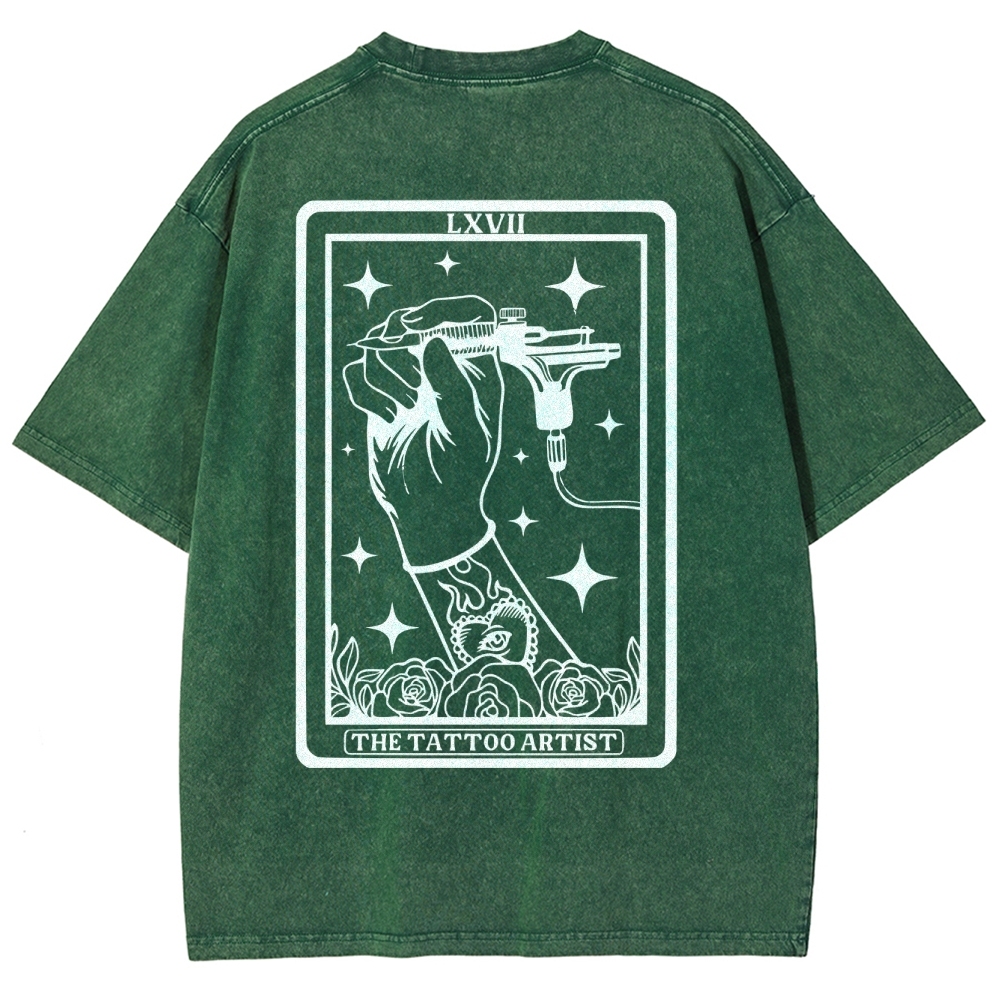 Tattoo Artist Unisex Fit Washed T-Shirt Customscool