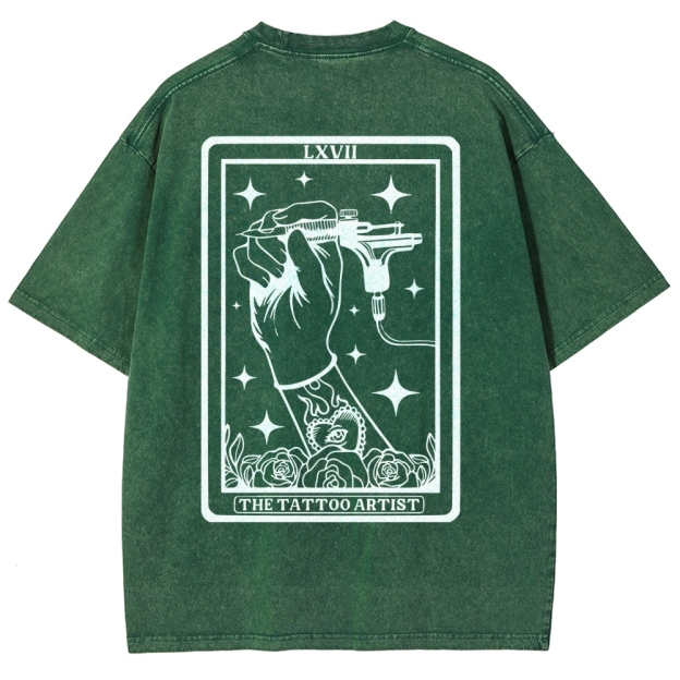 Tattoo Artist Unisex Fit Washed T-Shirt Customscool