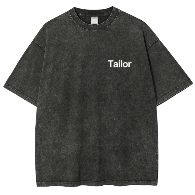 Tailor Unisex Fit Washed T-Shirt Customscool