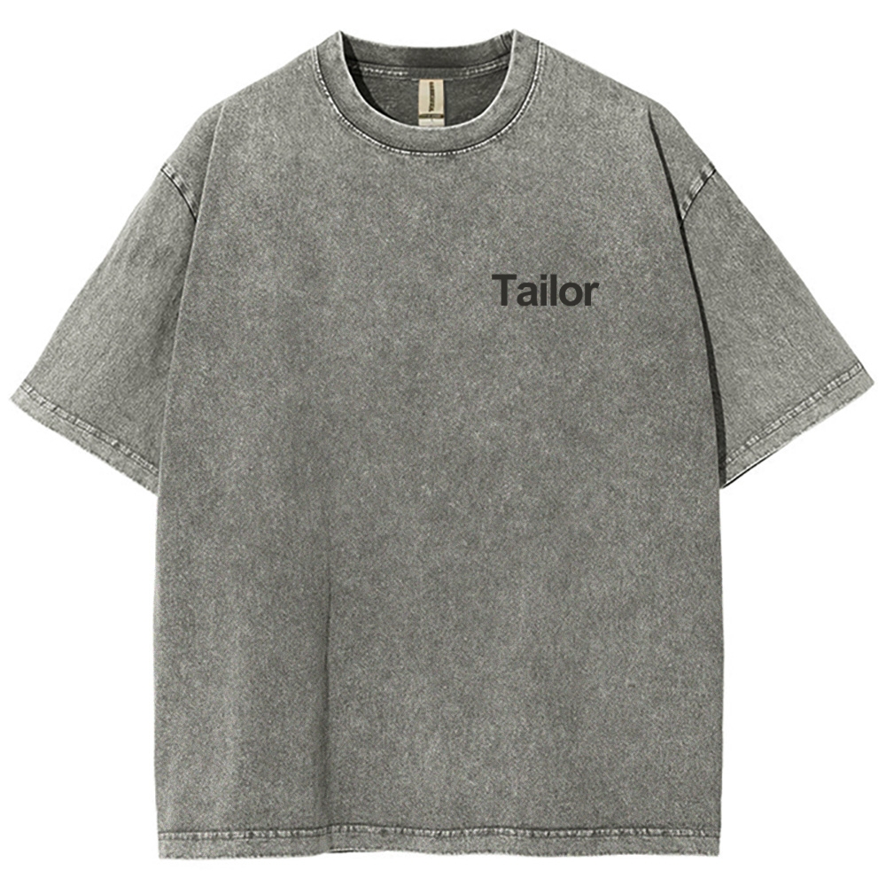 Tailor Unisex Fit Washed T-Shirt Customscool