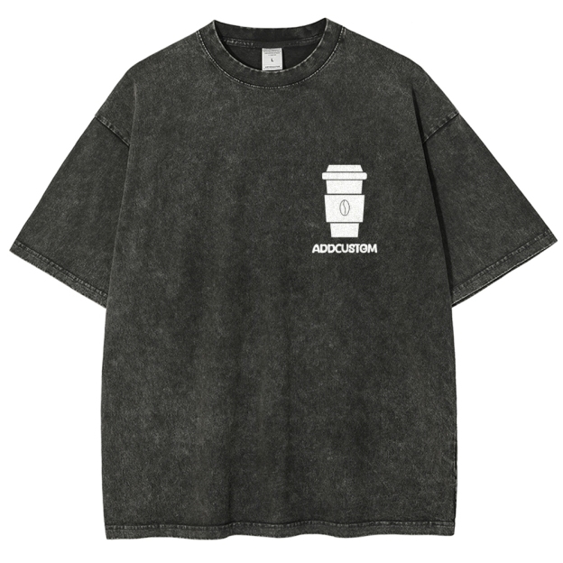 Barista Addcustom Unisex Fit Washed T-Shirt