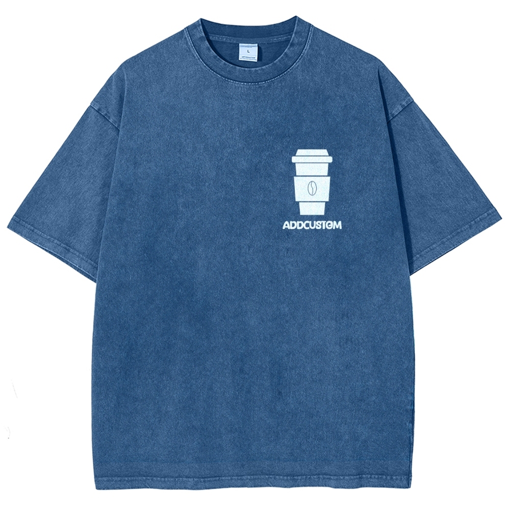 Barista Addcustom Unisex Fit Washed T-Shirt